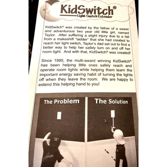 New KidSwitch two (2) pack glow in the dark award winning light switch extender - Picture 7 of 8